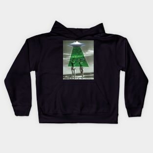 Alien Abduction Kids Hoodie